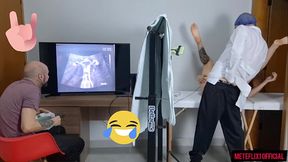 Corno leva esposa no ginecologista clandestino fazer ultrassom!