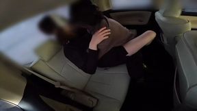 Hentai married woman having car sex in volleyball uniform on the way home from morning practice