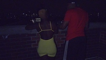 DELILAH GREY GOT FUCKED HARD ON A ROOFTOP IN THE PROJECTS