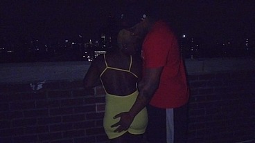 DELILAH GREY GOT FUCKED HARD ON A ROOFTOP IN THE PROJECTS