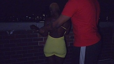 DELILAH GREY GOT FUCKED HARD ON A ROOFTOP IN THE PROJECTS