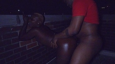 DELILAH GREY GOT FUCKED HARD ON A ROOFTOP IN THE PROJECTS