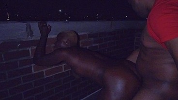 DELILAH GREY GOT FUCKED HARD ON A ROOFTOP IN THE PROJECTS