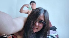 She likes to record how she gets fucked in the ass because she is a real slut.