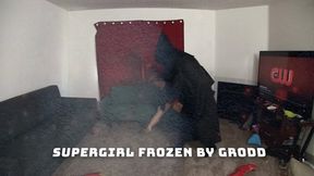 Supergirl is Frozen by Gorilla Grodd 1