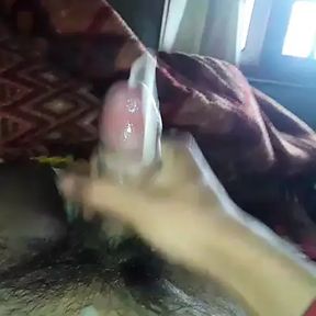 Hot cum shot in winter