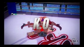 lesbian battle [ bdsm sex game ] ep.1 read head lesbian scissoring and squirting fight !