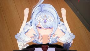 Odette sexy dancer POV blowjob sex - Genshin Impact