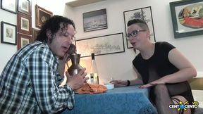 Aladdin's lamp unleashes double cock craziest penetration