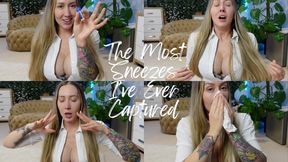 The Most Sneezes I've Ever Captured