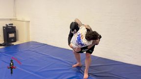 Kourtneyinked Vs Masked Rider - Submission Wrestling Showdown