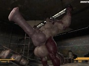 POV Deathclaw Muscle Hyper Growth Animation