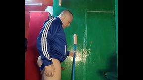 Dos dildos abriendo mi culo goloso