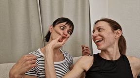 Who Cares About Watching a Movie When Her Face is So Squishy