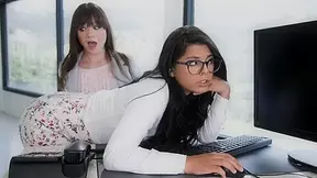 Alison Rey,Gina Valentina in Lady Boss: The IT Nerd, Scene #01 - GirlsWay