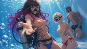 Underwater Fetish Stories #17: Bubbles of Surrender