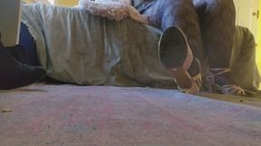 He loves our dirty shoes