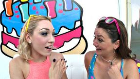 Lily And Allie Are Slobber Sluts
