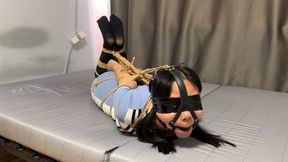 wn5- tighten hogtied bondage