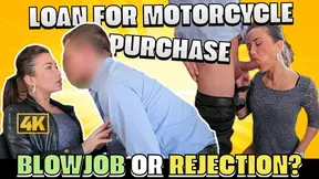 Amateur. Frances wants new bike so gets credit having sex