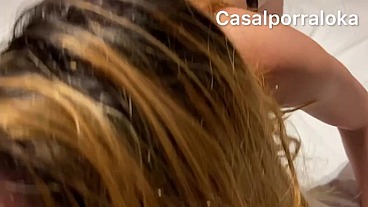 Testando a fidelidade da minha amiga com o marido dela mas ela não resistiu e veio da a xoxota