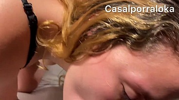 Testando a fidelidade da minha amiga com o marido dela mas ela não resistiu e veio da a xoxota