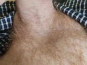 Masturbating my uncut ginger cock with my Tenga Spinner