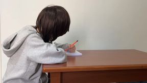 Amateur college couple enjoys horny sex in French