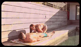 Seductive MILF Angelique Luka Poolside Pounding Clear video