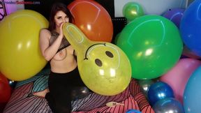 Balloon Ace Smile Print Blow to Pop!