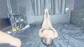 Rosalia Peach's monstrous ass practicing an orgasmic face fuck - CLIP 1