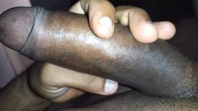 Black men masturbating hard dick relax Hause