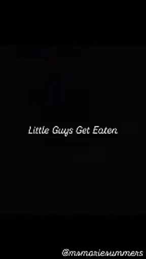 Little Guys Get Eaten