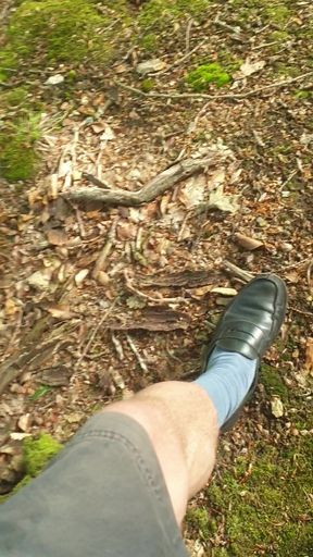 Straight dick out in the Woods feels good