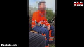 Straight Chubby Construction Worker I Met in the Park Comes Over for His First Curious Experience