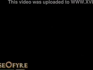 HOUSEOFYRE- Big Booty Golden-haired Layla Price gets Picked Up and Drilled