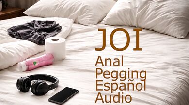 Anal pegging first time slow voiceover en español