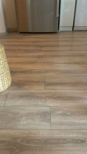 I watched my stepmother's ass while she was mopping the floor   Clip 1