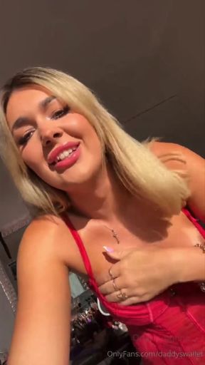 Shemale Nice blonde cum compil 1