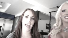BBC-slutty babes take on massive black cock