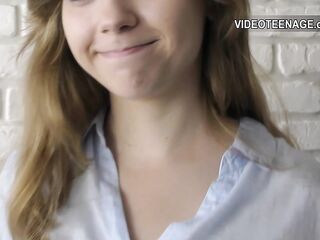 lovely 18 years old girl first porn casting