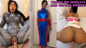 Exploring Cosplay Outfits and Enjoying Intimate Moments!