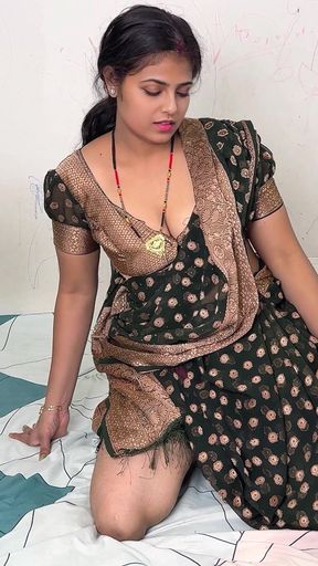 Komal Urinated Very Hard but Stepfather Went to the Bathroom