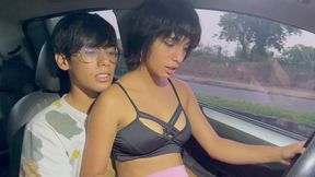 Helping my stepsister with driving lessons turns into intense sex