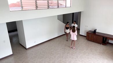 Wife Catches Latina Realtor Destroying Hubby Reverse Cowgirl Cum Gush