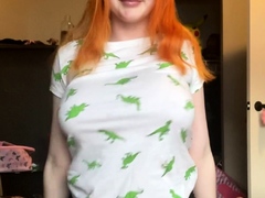 Big boobs milf masturbates with her dildo