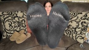 Black Hanes Socks, Hot Sweat: Smell My Stink or Be Punished