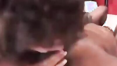Dark haired GILF swinger gets pussy and butt gonzo fucked by BBC
