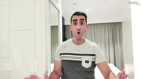 step gay dad series - the wrong door - hotel footjob fiasco!