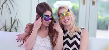 Two Horny Babes Beg for Daddy’s Fat Cocks